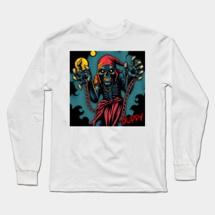 DUPPY - FULL COLOUR – FETERS AND LIMERS – CARIBBEAN FOLKLORE EVENT DJ GEAR Long Sleeve T-Shirt